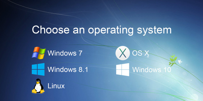 How to install OS on pc